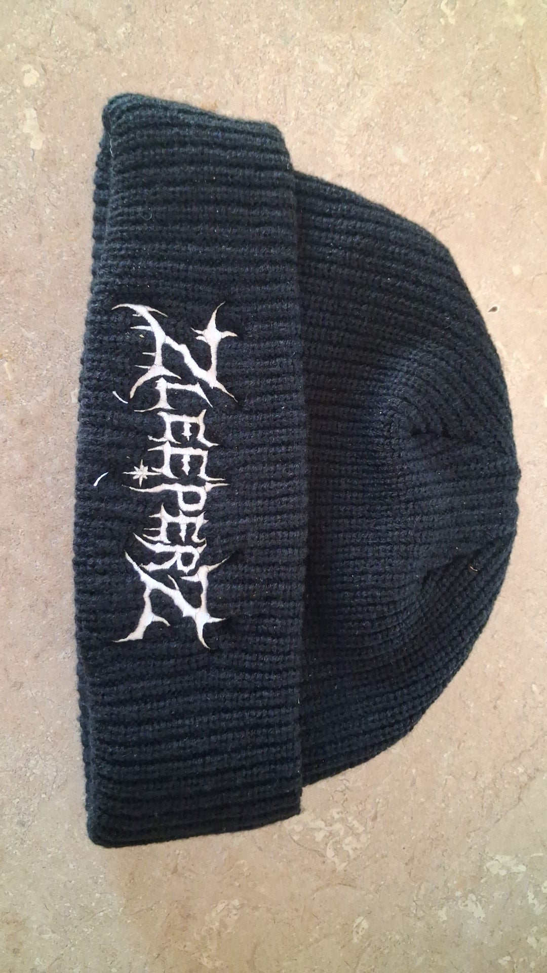ZLEEPERZ gothic embroidered beanie