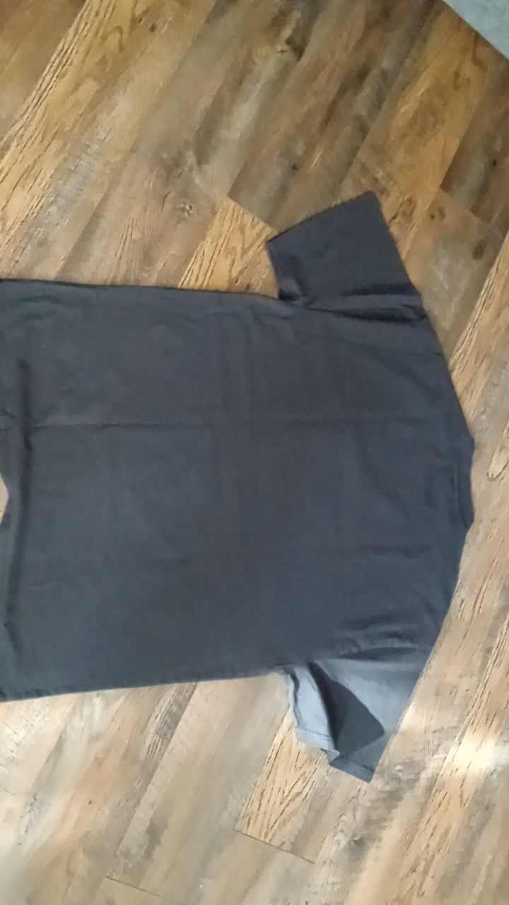 Two tone vintage cotton gothic tee shirt