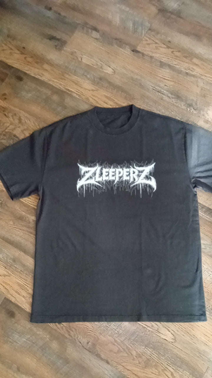 Two tone vintage cotton gothic tee shirt