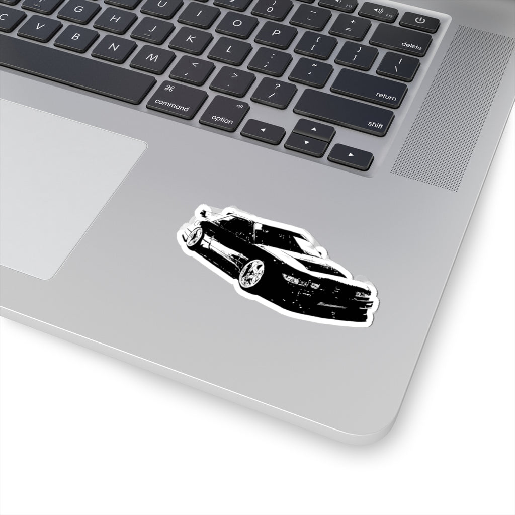 S13 Sticker – Black & White JDM Sports Car Decal
