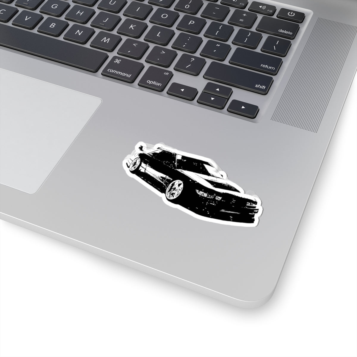 S13 Sticker – Black & White JDM Sports Car Decal